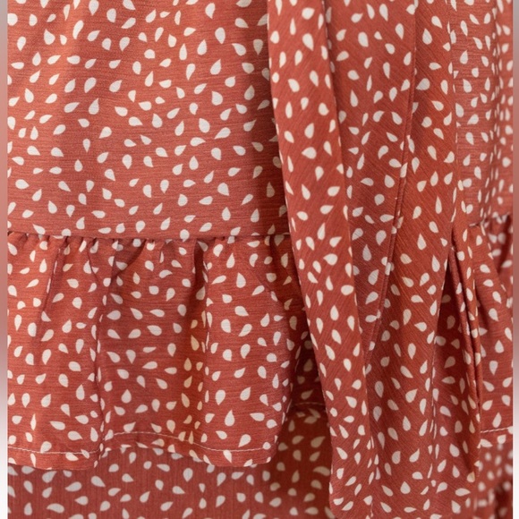 Labyrinth Dress deep red rone base XS - Picture 6 of 6